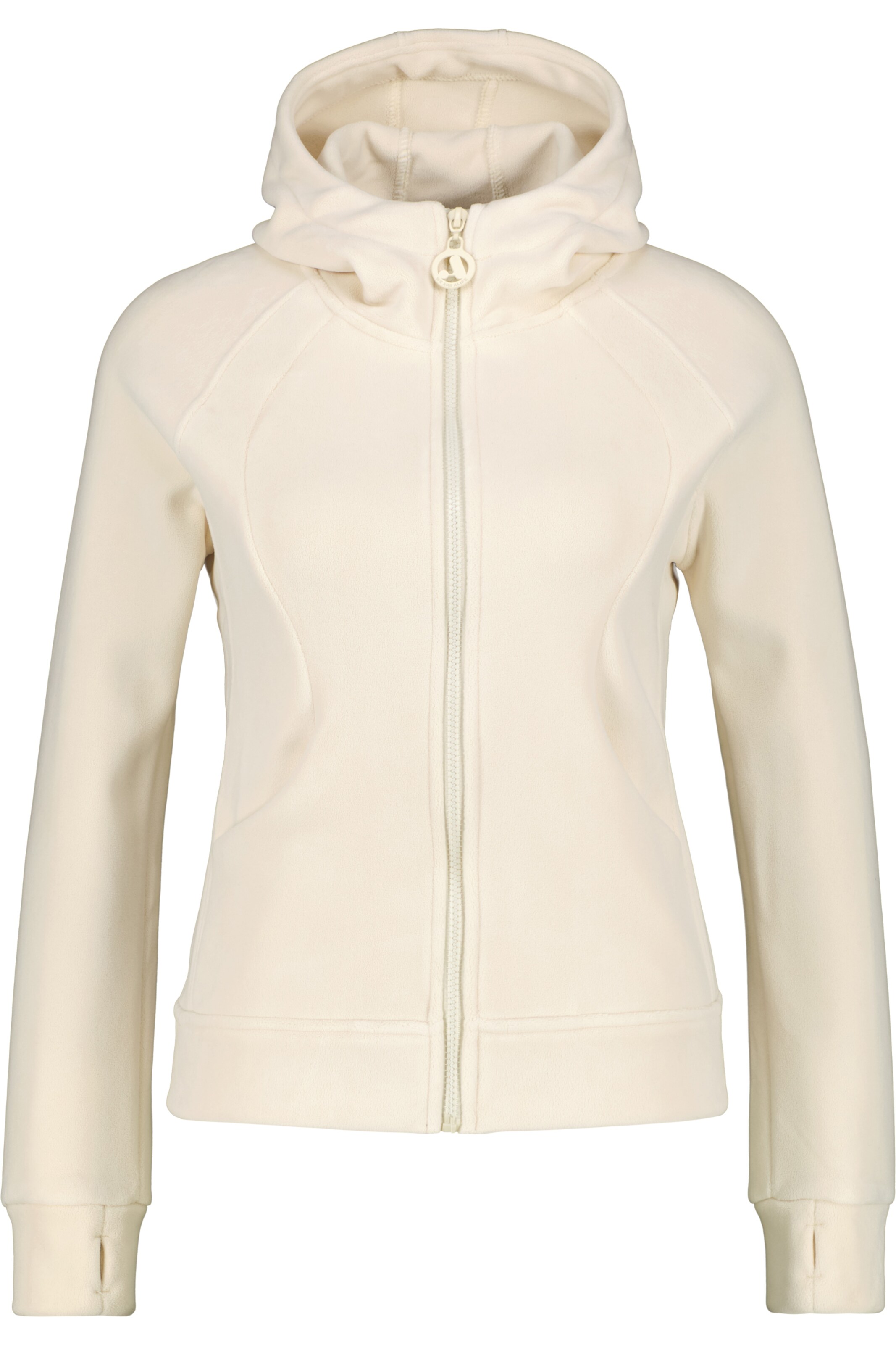 Jachetă  fleece 'AyuAK F' de la alife & kickin pe alb: față