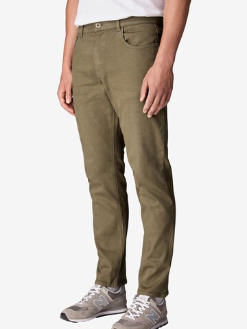 Coupe slim Jean Next en marron : devant