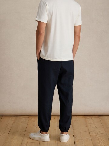 DAN FOX APPAREL Tapered Pants 'Gino' in Blue