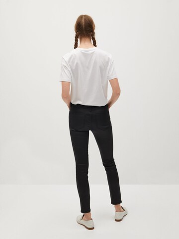 MANGO Skinny Jeans 'Isa' in Zwart