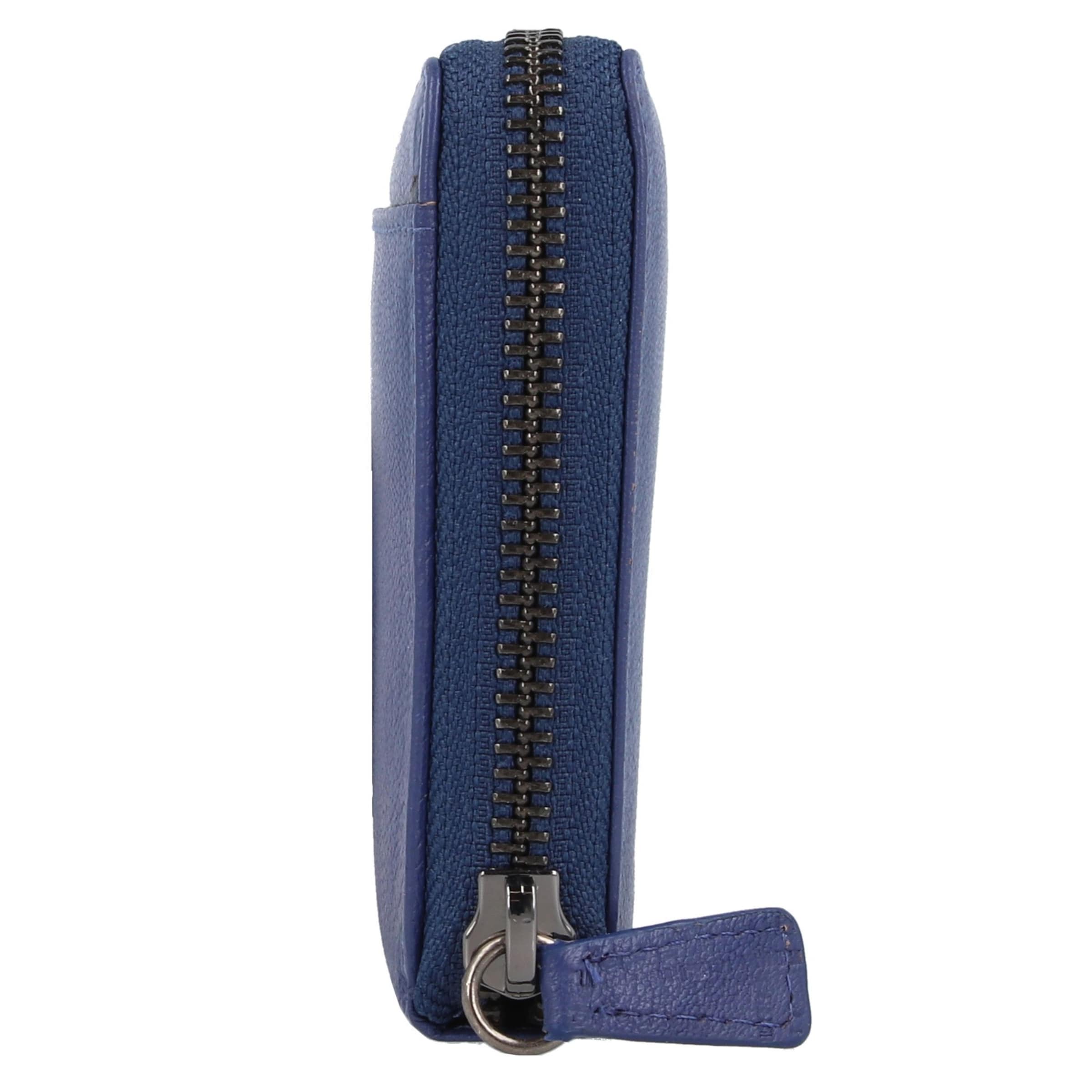 Portamonete 'Anna' di Braun Büffel in blu