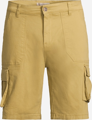 Regular Pantalon cargo AÉROPOSTALE en jaune : devant