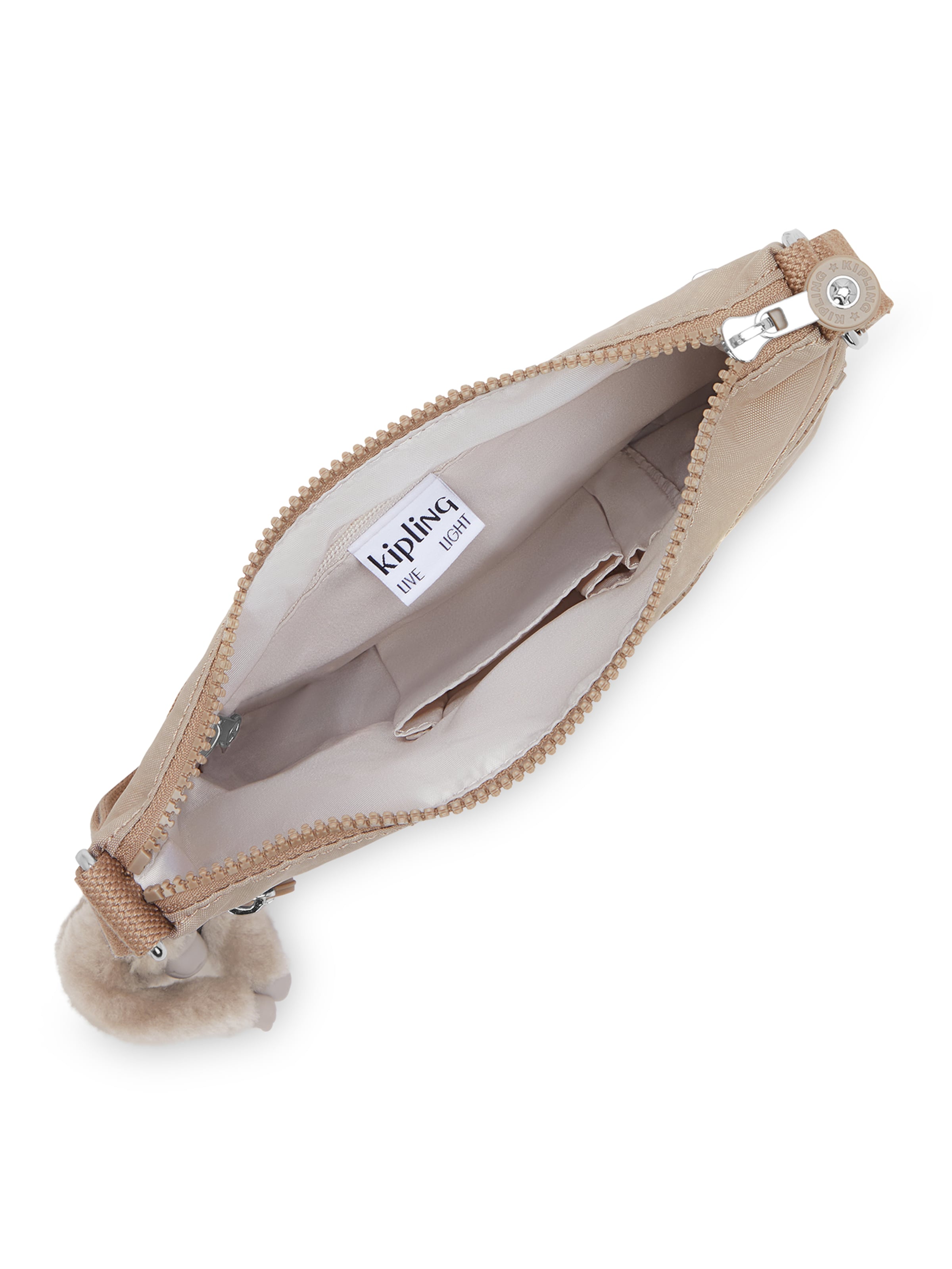 KIPLING - Mala de ombro 'Arto S' em bege