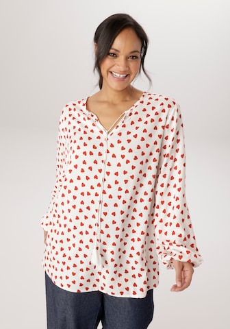 Aniston Bluse in Weiß: Vorderseite