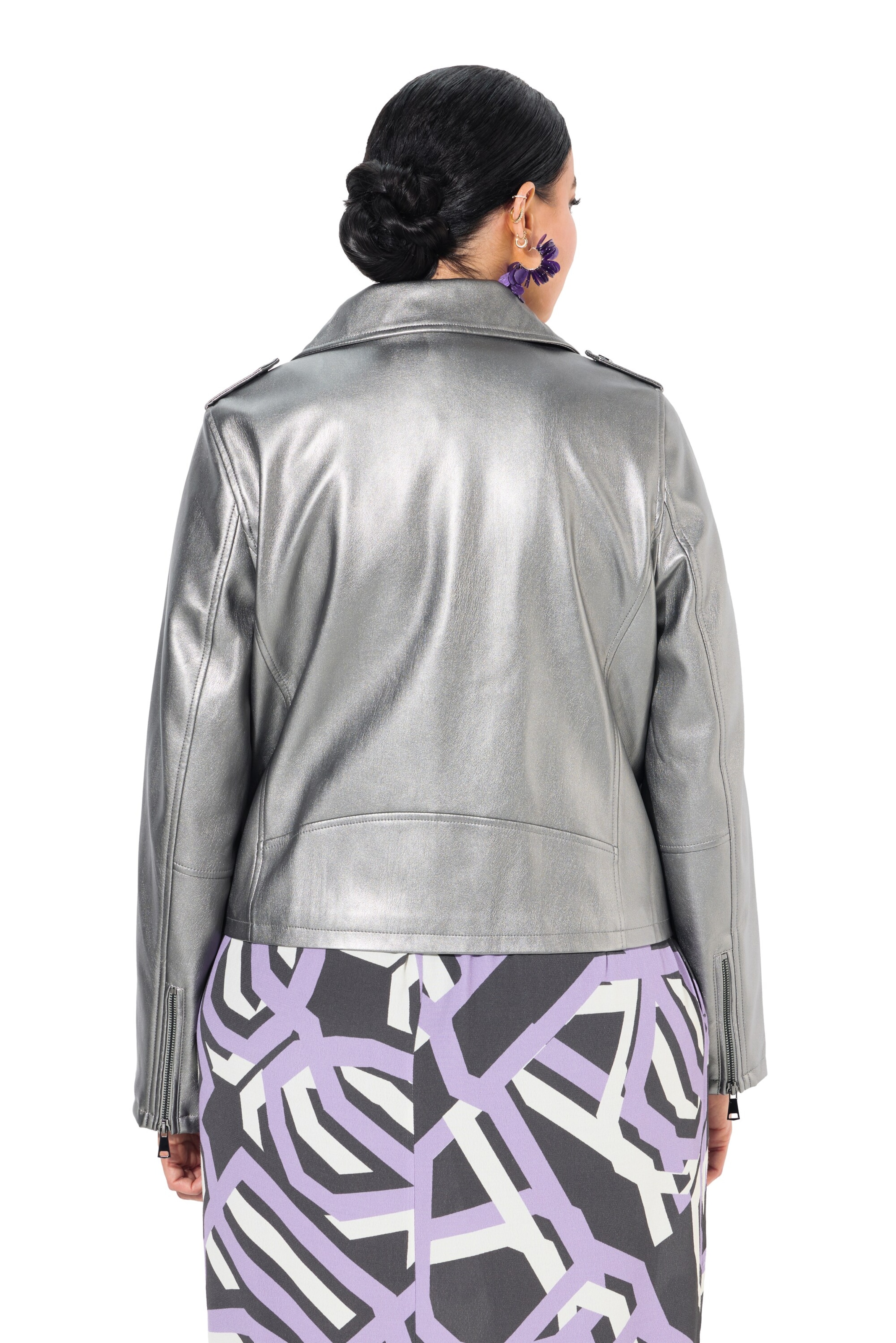 Ulla Popken Jacke in Silber