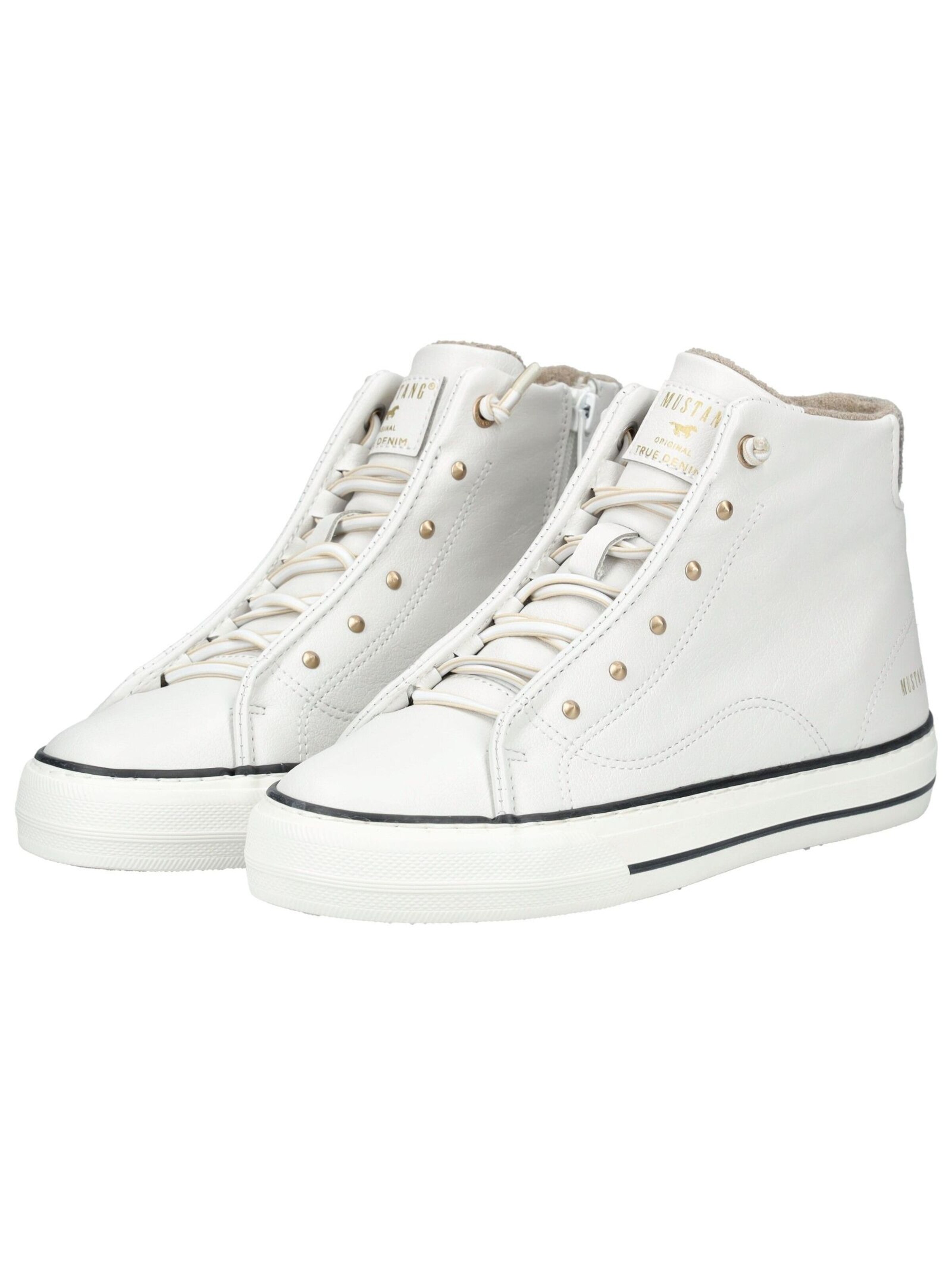 Sneaker alta di MUSTANG in bianco