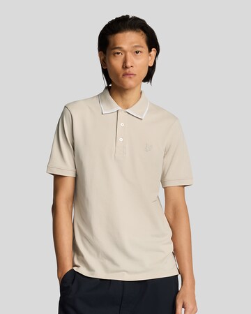 T-Shirt Lyle & Scott en beige : devant