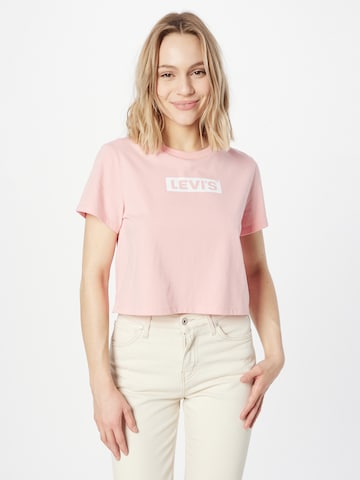 LEVI'S ® Tričko 'Cropped Jordie Tee' – pink: přední strana