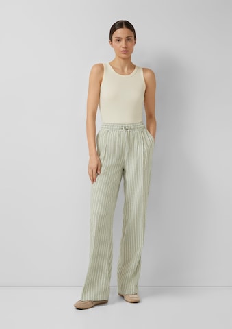 Loosefit Pantalon s.Oliver en vert