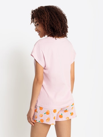 Pijama de la VIVANCE pe roz: spate
