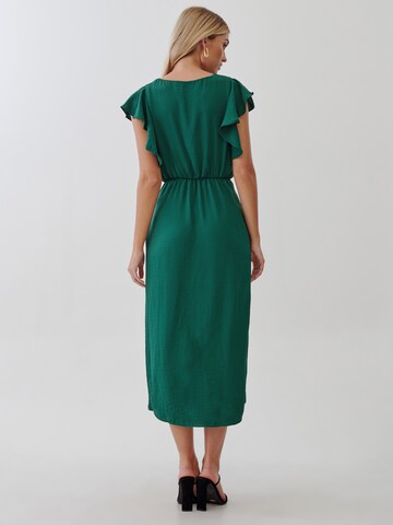 Tussah Dress 'SCARLET' in Green: back