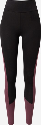 ONLY PLAY Sportbroek in de kleur Aubergine / Zwart, Productweergave