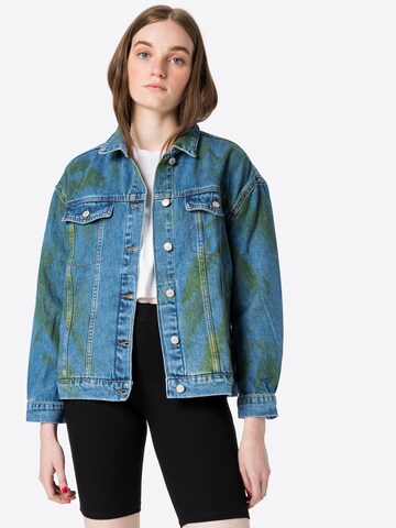 Trendyol Between-Season Jacket in Blue: front