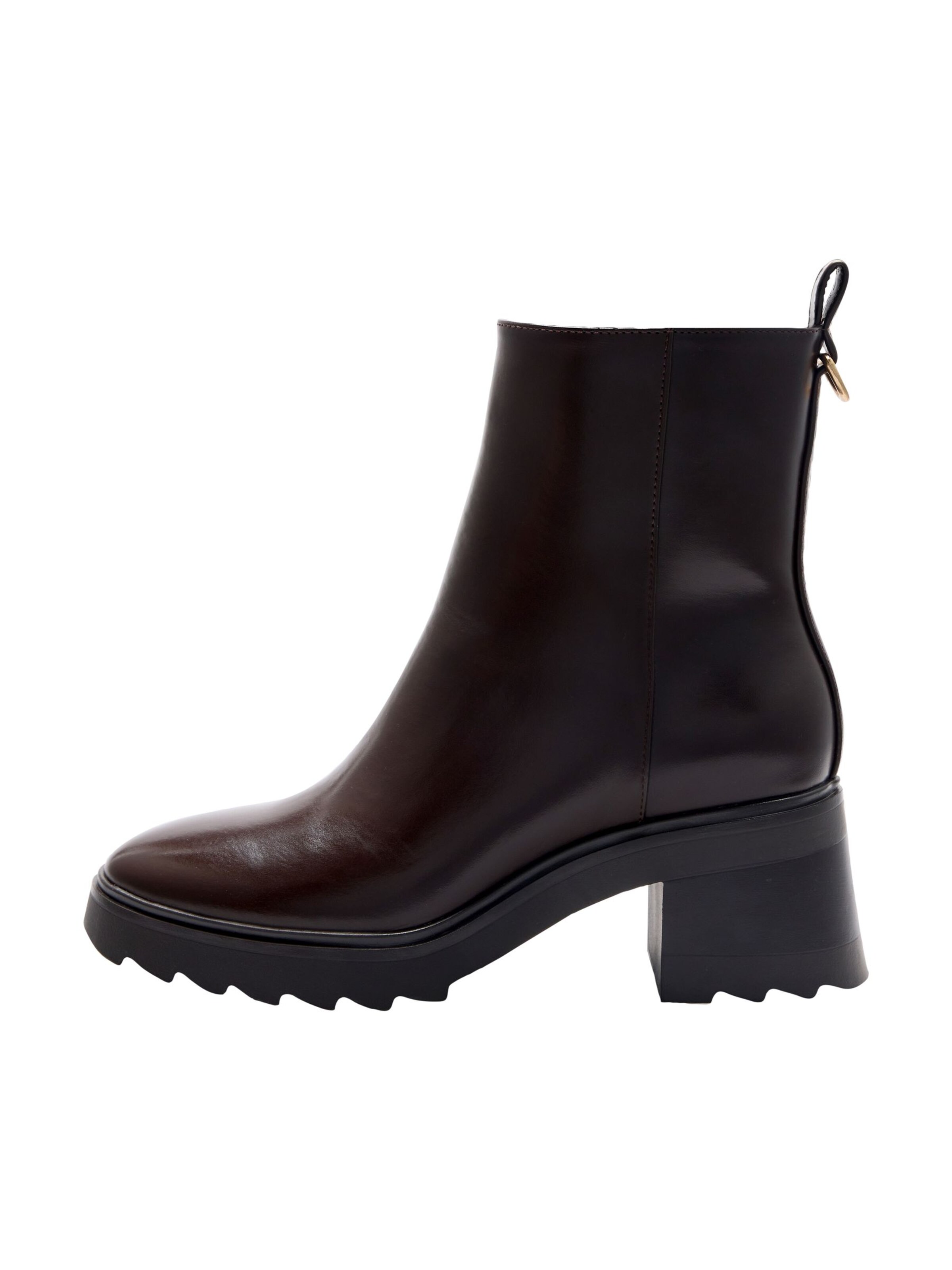 Lipsy Stiefelette in Braun: Vorderseite