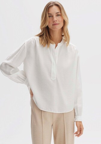 Camicia da donna 'Fenke' di OPUS in bianco: frontale