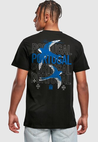 Mister Tee Shirt 'Andorinha Portuguesa' in Zwart: voorkant