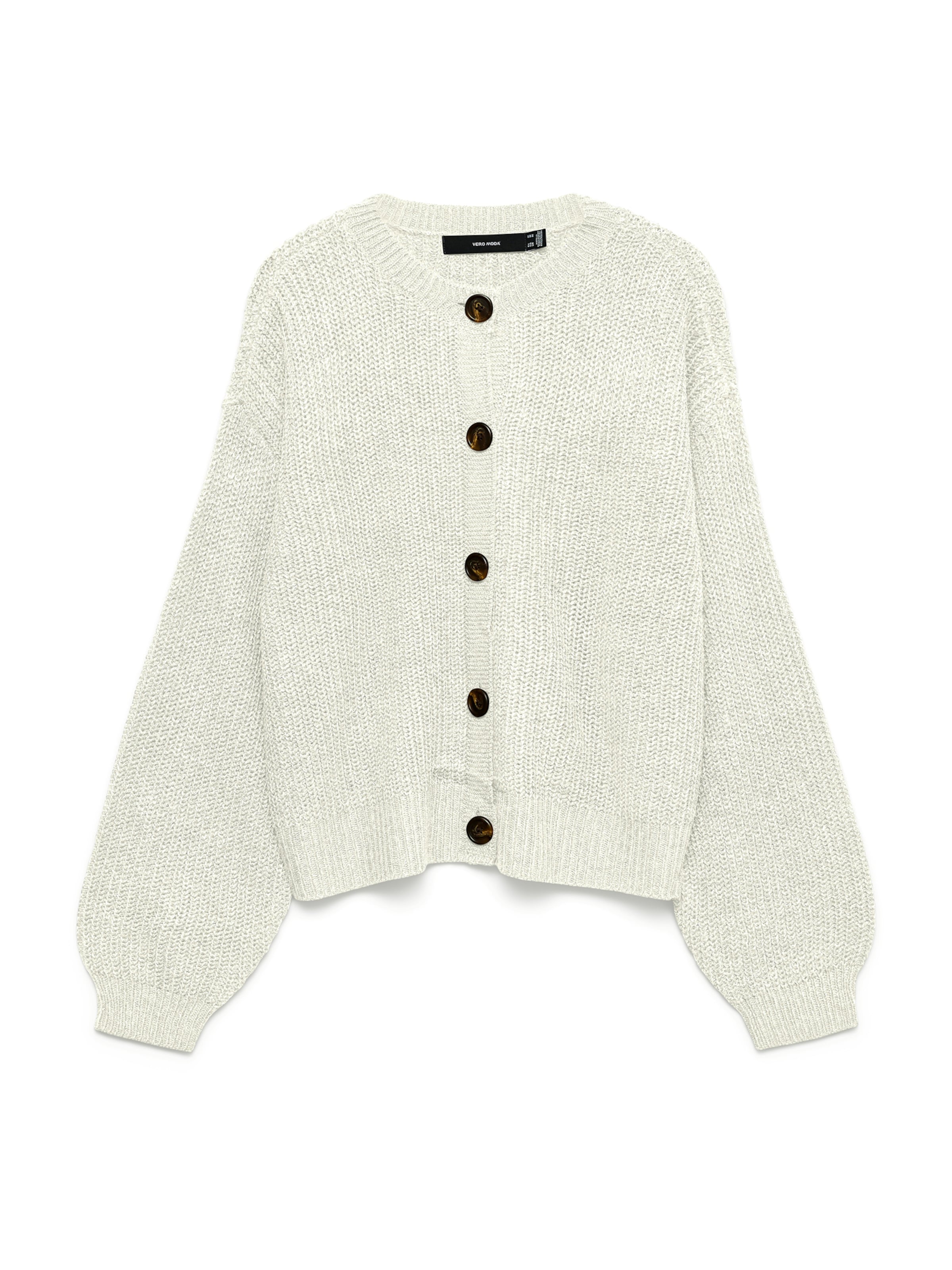 VERO MODA Kardigan 'VMLea' w kolorze biały: przód
