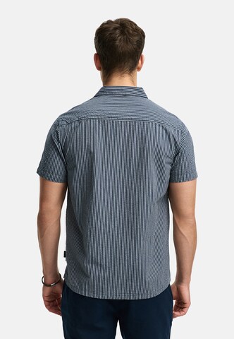INDICODE JEANS Regular fit Overhemd 'Maribo' in Blauw
