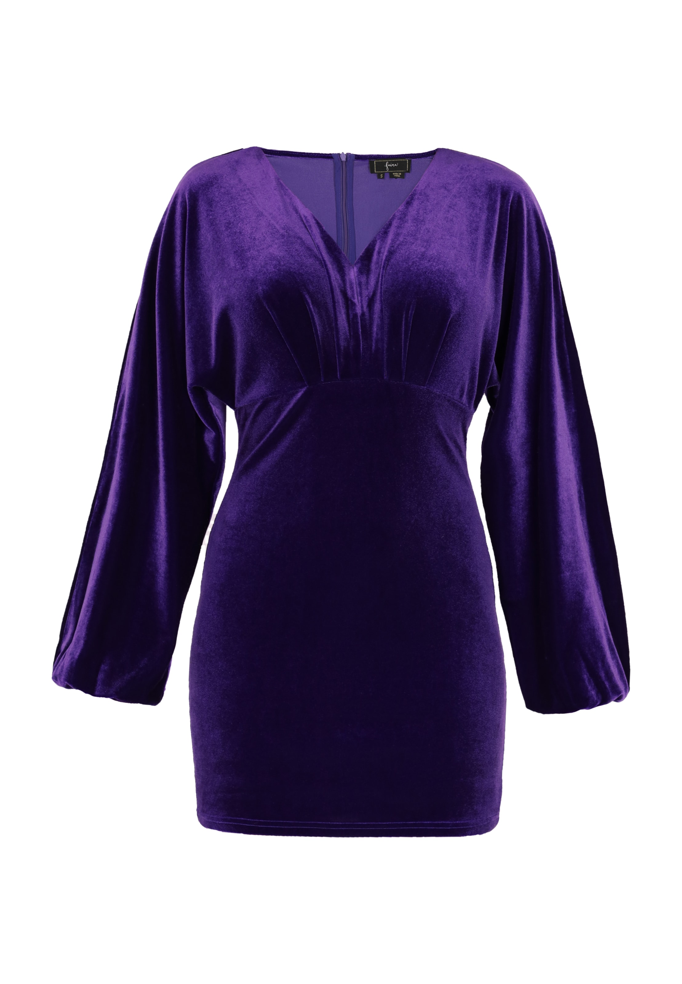 faina - Vestido de cocktail em roxo: frente