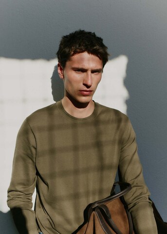 MANGO MAN Sweater 'Sun' in Green