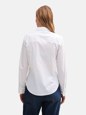 TOM TAILOR Bluse in Weiß