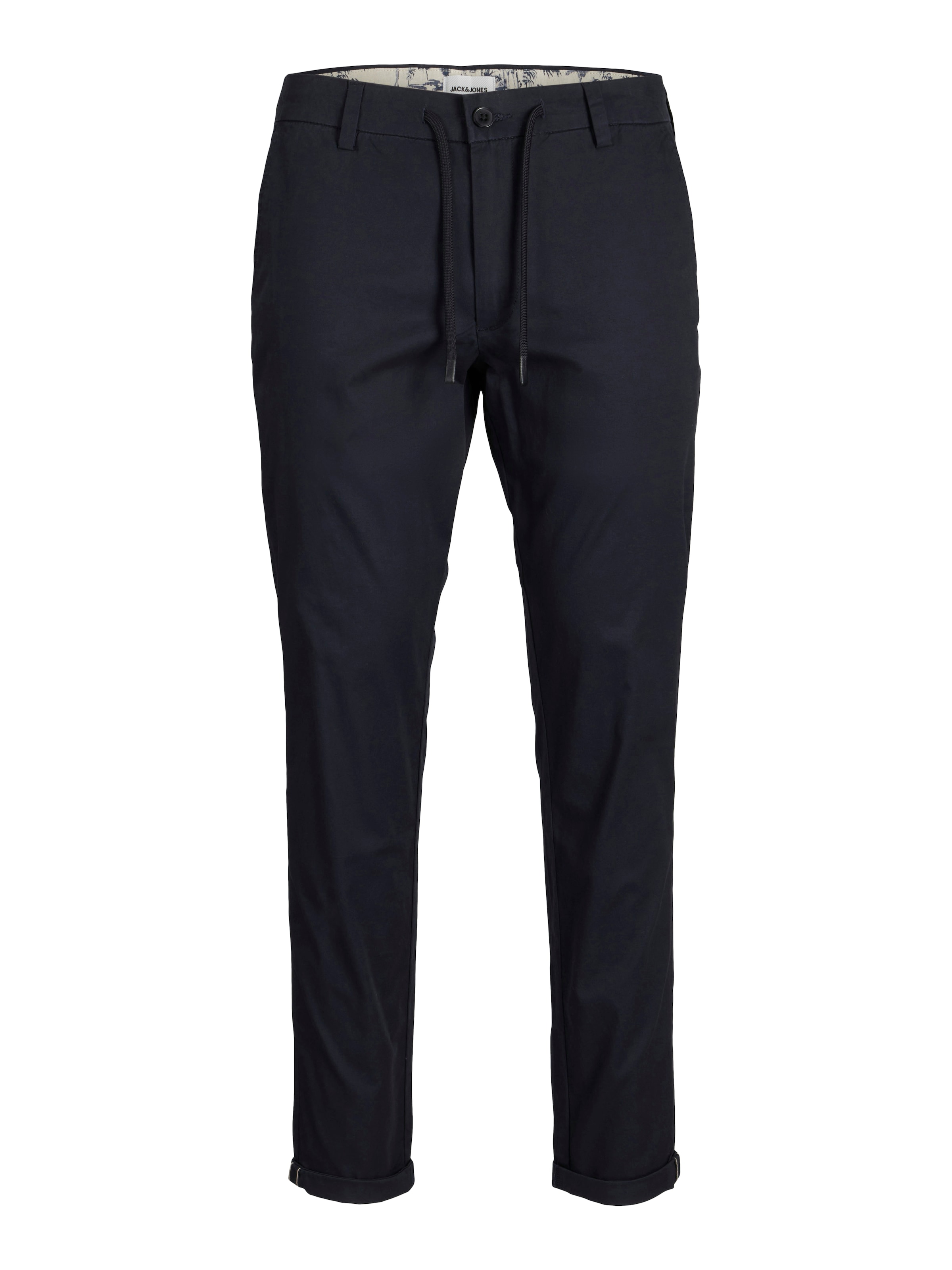Coupe slim Pantalon chino 'JPSTMarco Sunny' JACK & JONES en bleu : devant