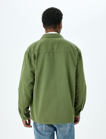 Koton Between-Season Jacket in Green
