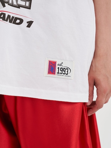 AND1 T-shirt 'Comedian' i vit