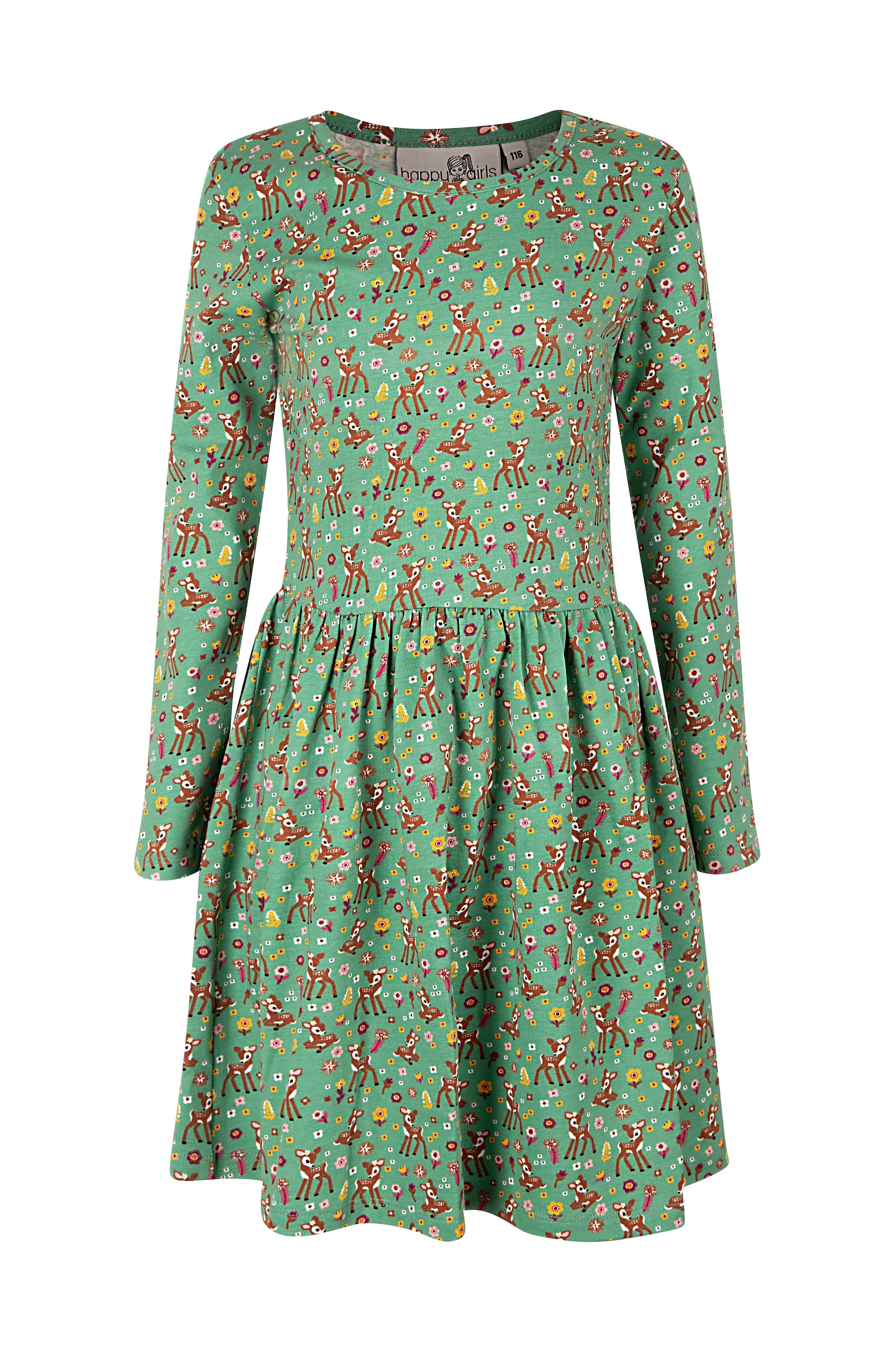 happy girls Платье в Зеленый: спереди