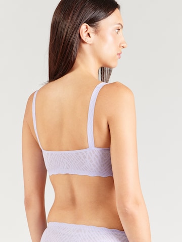 SLOGGI Bustier BH 'ZERO Feel Bliss' in Lila