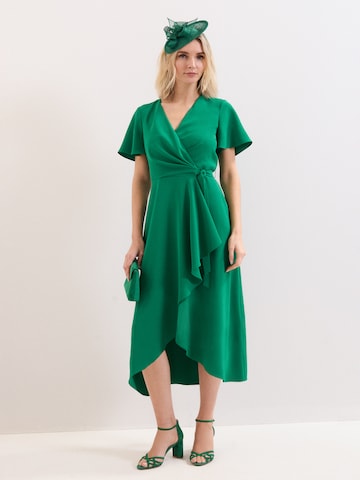 Phase Eight Dress in Green: front