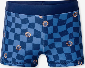 SCHIESSER Bathing trunks ' Aqua Kids ' in Blue: front