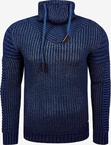 Rusty Neal Sweater in Blue: front