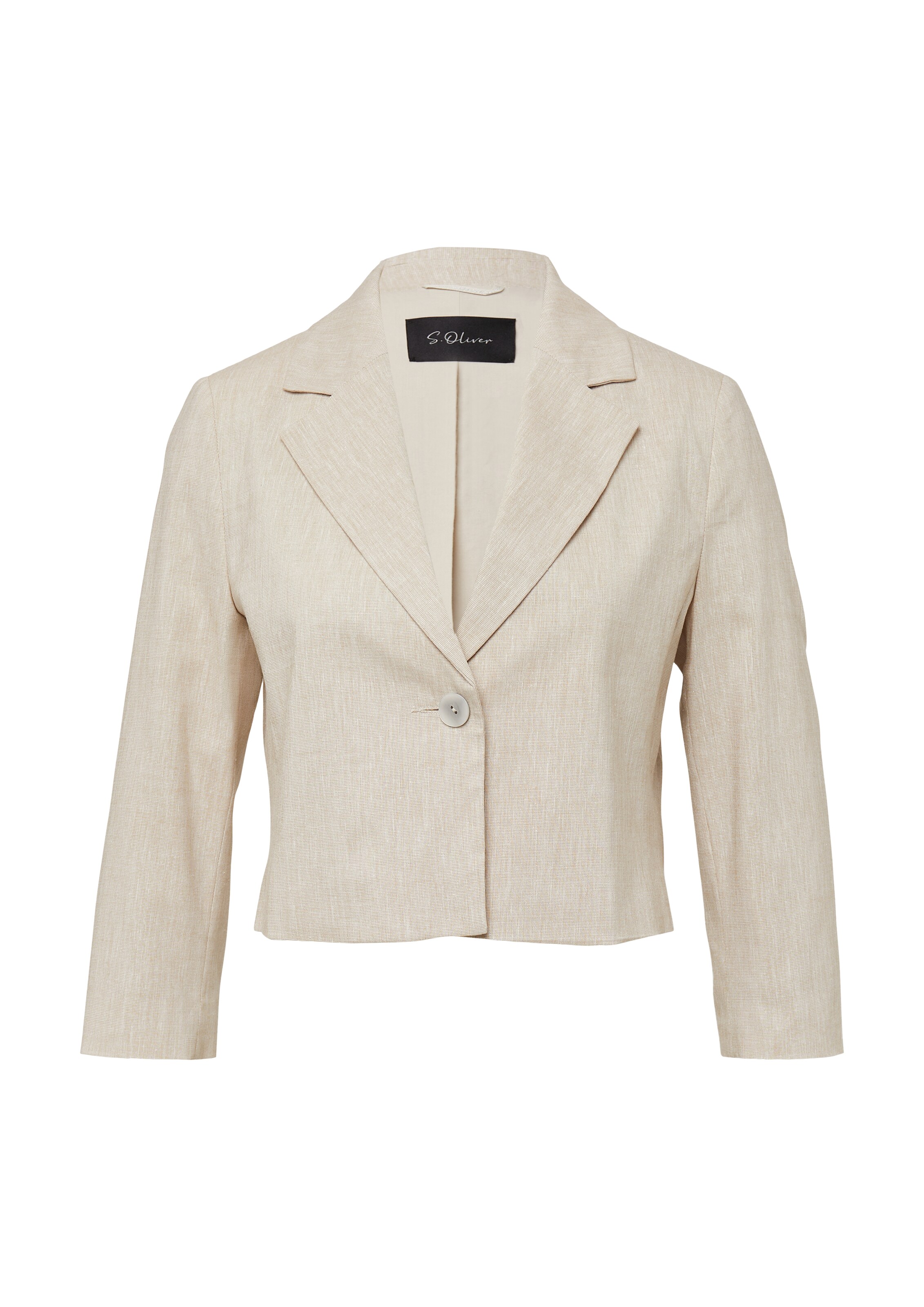 s.Oliver BLACK LABEL Blazers in Beige: voorkant