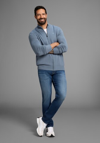 Man's World Strickjacke in Blau