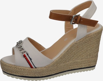 TOM TAILOR Sandals in White: front