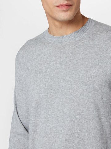 JACK & JONES Sweter 'RAY' w kolorze szary