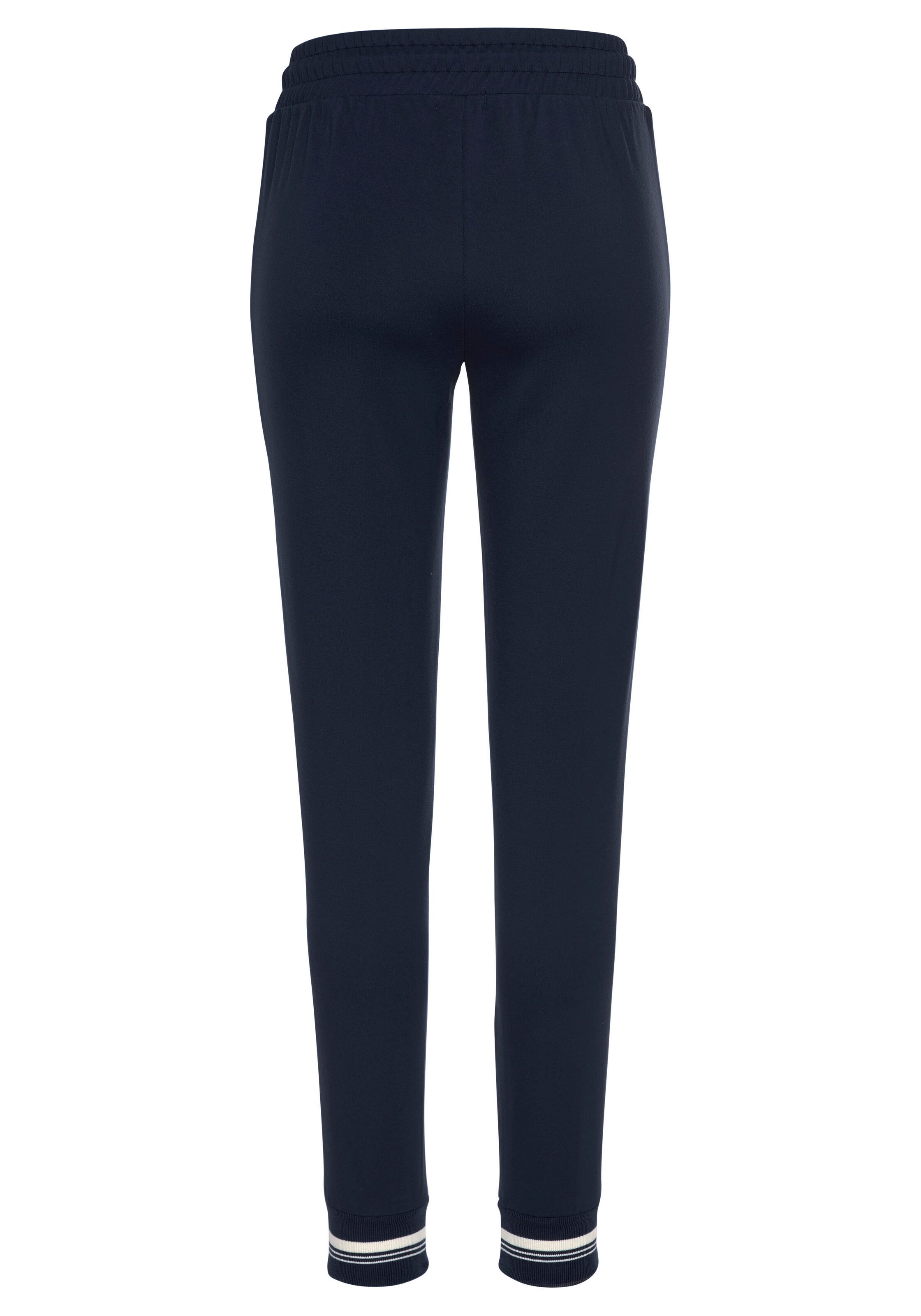 OCEAN SPORTSWEAR Tapered Workout Pants in Blue