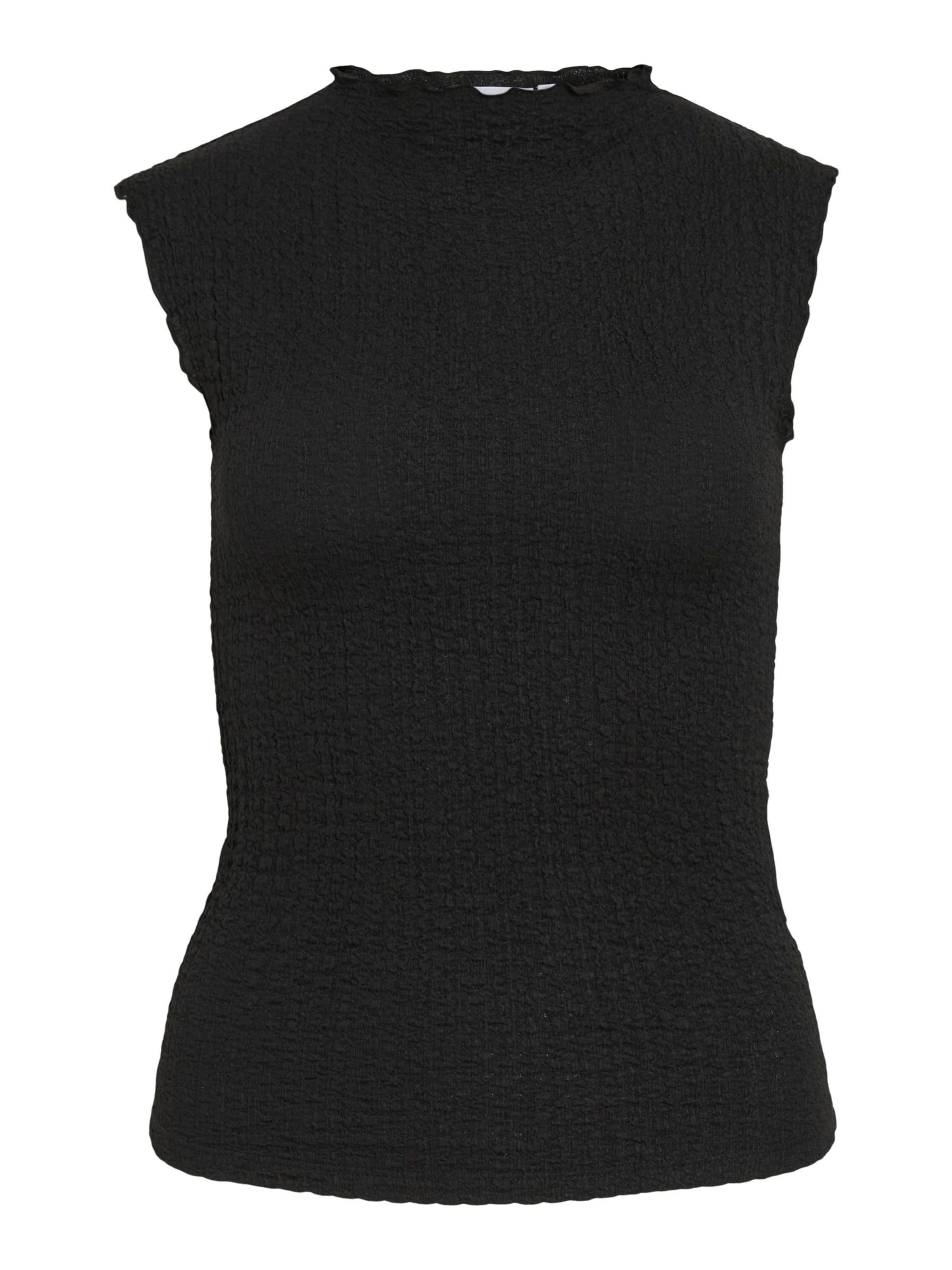 VILA - Top 'VIDelia' en negro: frente