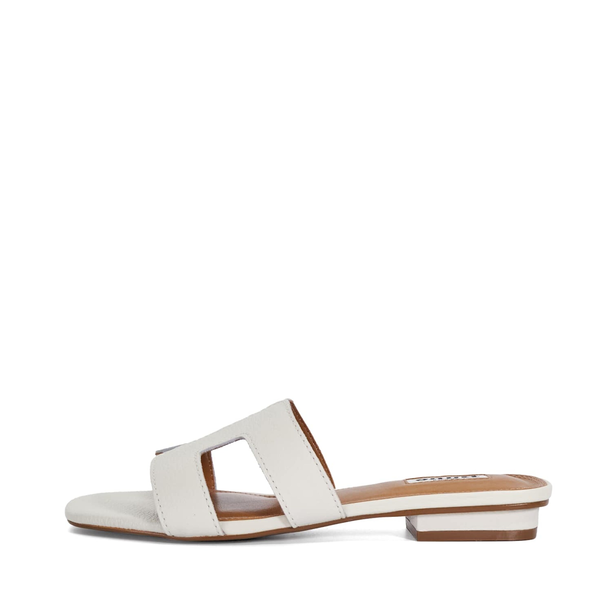 Mule 'Loupe' Dune LONDON en blanc