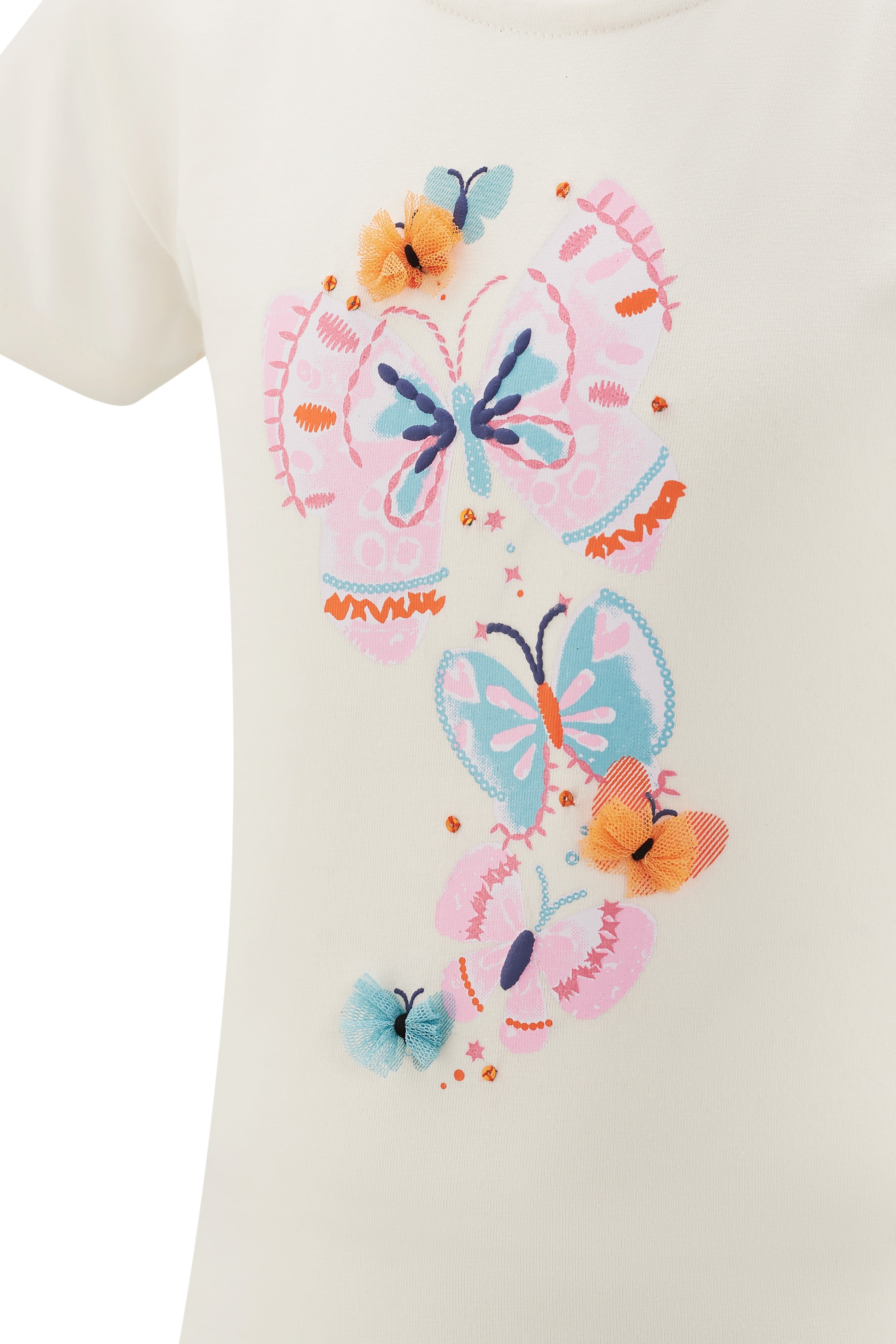 happy girls Shirt in Beige
