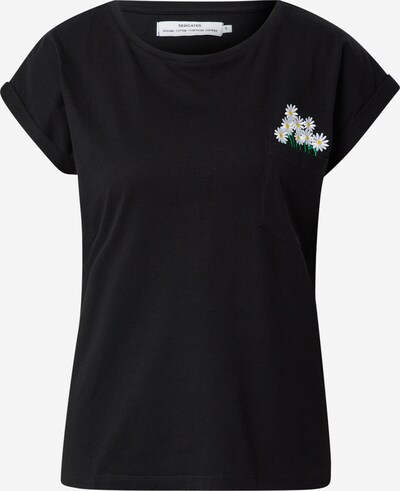 DEDICATED. T-shirt 'Visby' en jaune / vert / noir / blanc, Vue avec produit