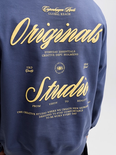 Felpa 'JORNORREBRO' in S JACK & JONES di colore navy / giallo, Visualizzazione prodotti