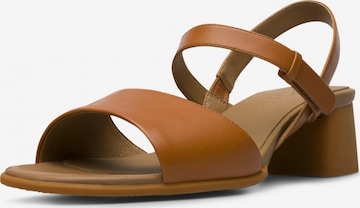 CAMPER Sandalen met riem 'Katie' in Bruin: voorkant