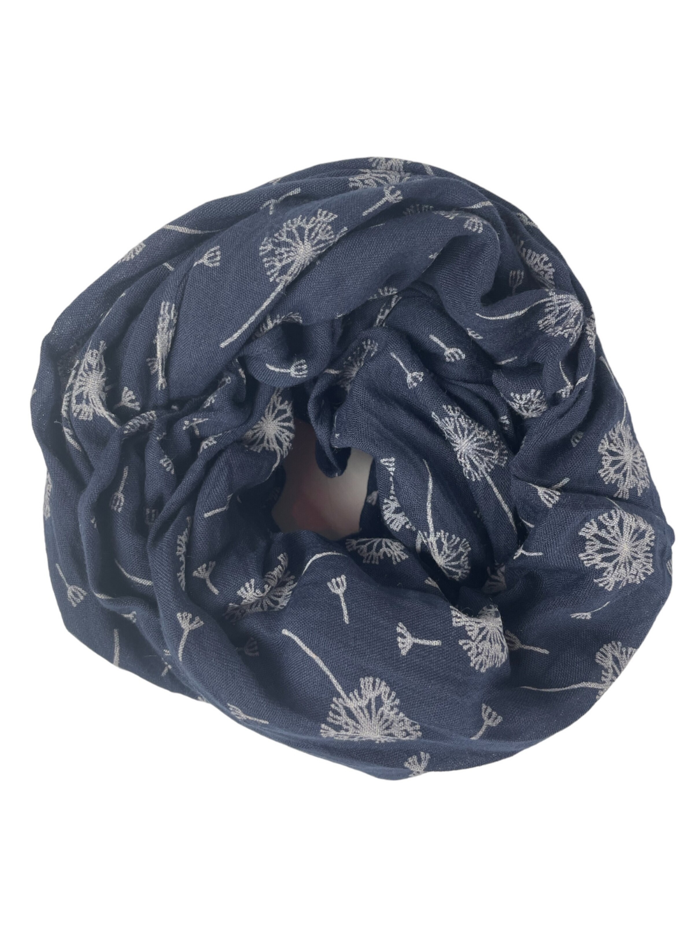 Scaldacollo 'Löwenzahn' di Kumixi in blu: frontale