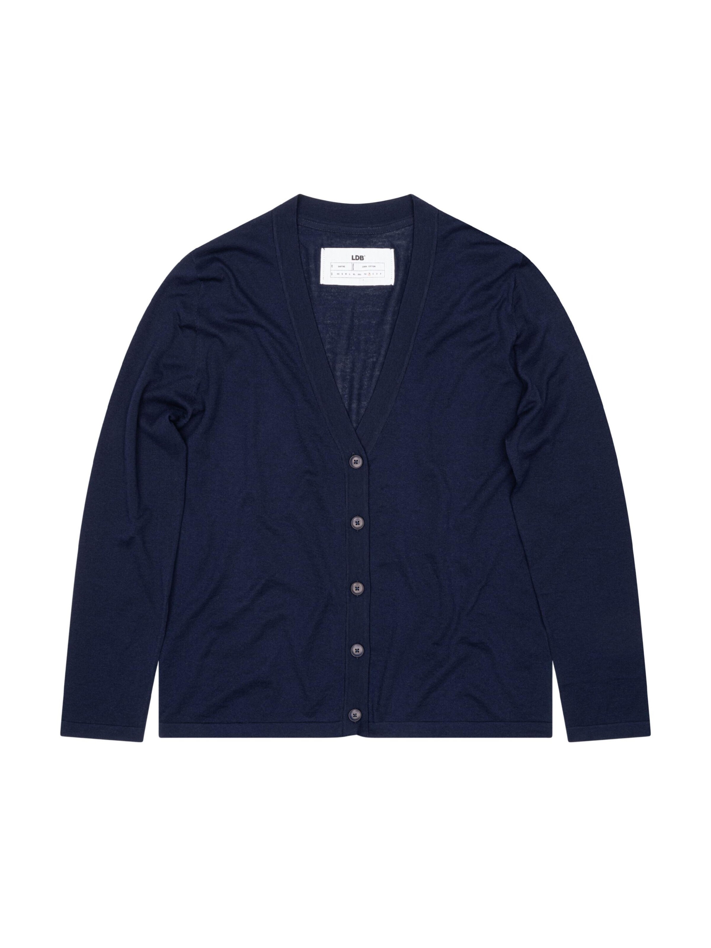Cardigan 'Plume' LDB en bleu : devant