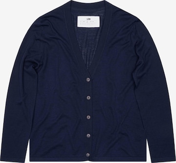 Cardigan 'Plume' LDB en bleu : devant