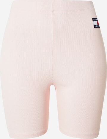 Tommy Jeans Skinny Leggings in Pink: front