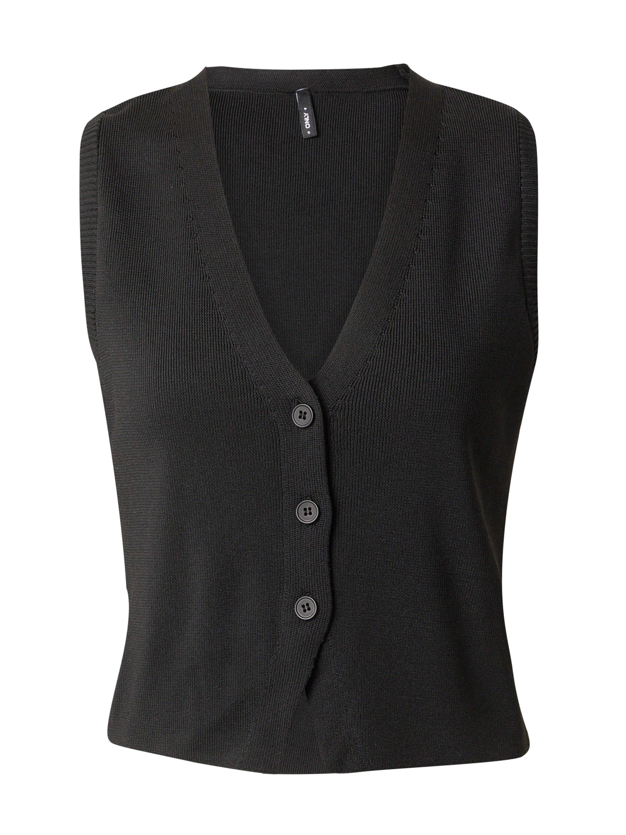 ONLY Strickweste 'ONLALICE' in schwarz, Produktansicht