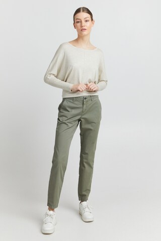 Oxmo Loose fit Chino Pants 'CHILLI' in Green